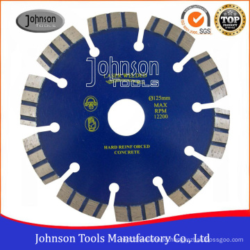 125mm Diamond Laser Turbo Segmented Saw Blade for Stone Cutting